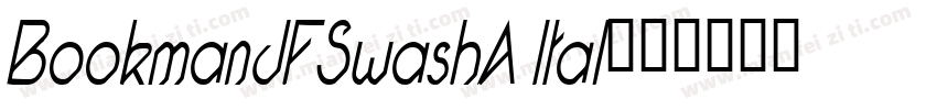 BookmanJFSwashA Ital字体转换